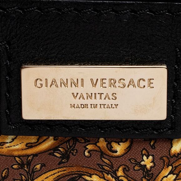 Versace Quilted Nappa Barocco Altea Vanita Satchel - Picture 7 of 15